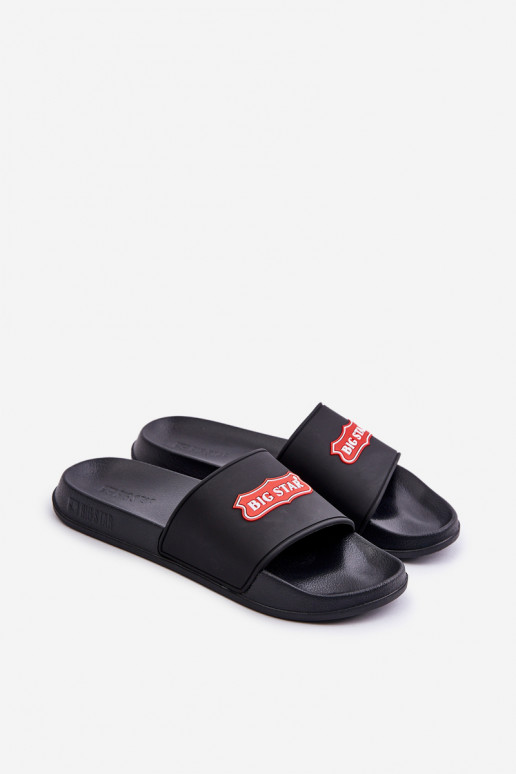 Čības  Z Logo Big Star OO174028 Melns