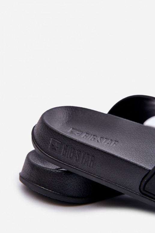 Čības  Z Logo Big Star OO174028 Melns