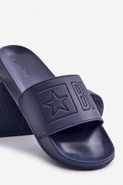 Vieglas vīriešu čības Z Logo Big Star OO174031 tumši zilas krāsas Vieglas vīriešu čības Z Logo Big Star OO174031 tumši zilas krāsas