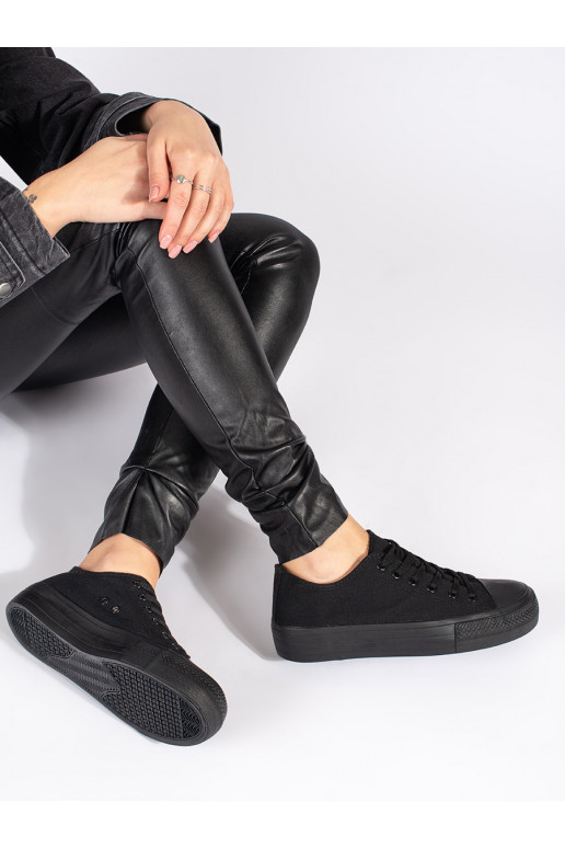 Melns  Sieviešu zābaki  ar platformu Melns  Sieviešu zābaki  ar platformu