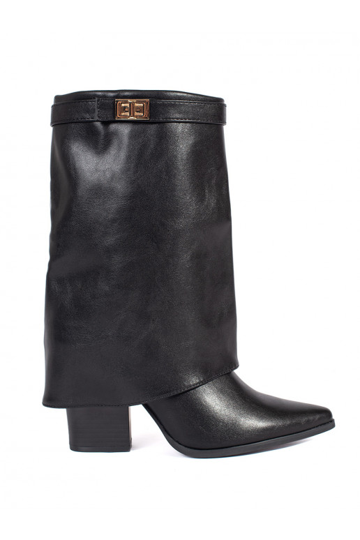 Melns  sieviešu zābaki 