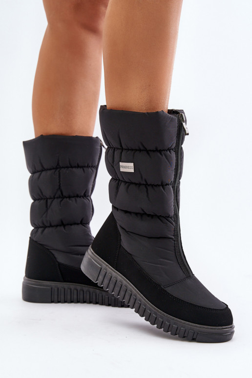 silti sniega apavi  Progress PROGJ-24-149 Melns silti sniega apavi  Progress PROGJ-24-149 Melns