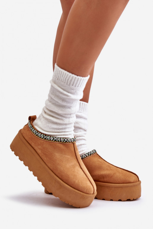 Sieviešu čības uz platformas, brūnas... Sieviešu čības uz platformas, brūnas...