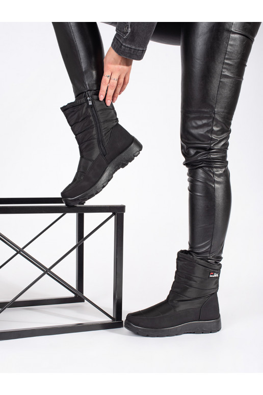 Melns  Sieviešu sniega zābaki Melns  Sieviešu sniega zābaki