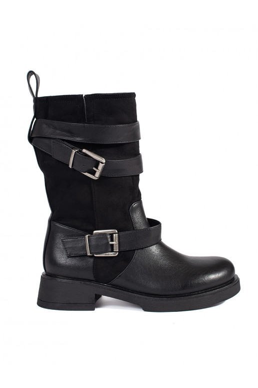 Melns sieviešu zābaki  