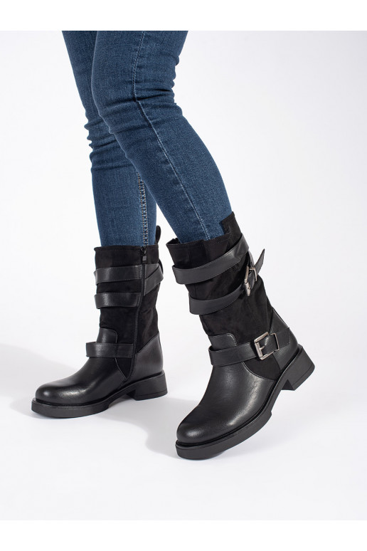 Melns sieviešu zābaki  