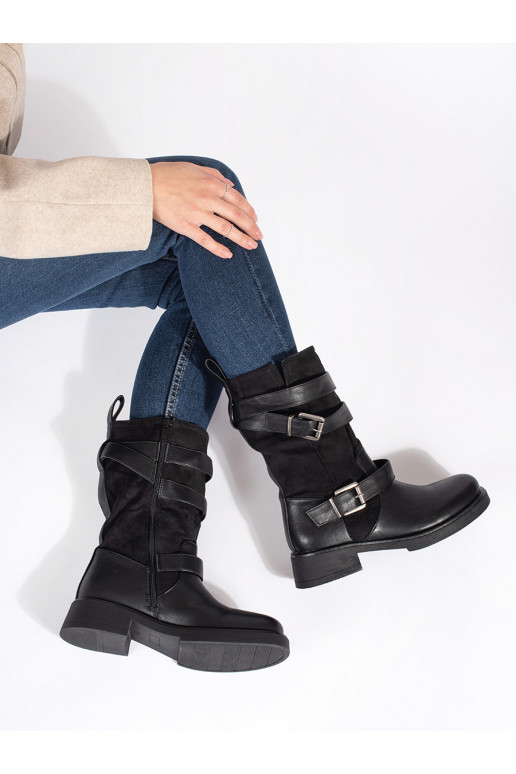 Melns sieviešu zābaki  