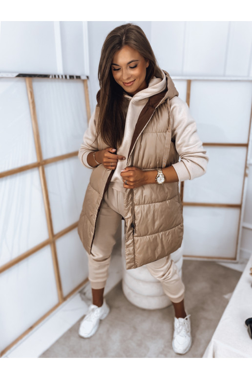 ROSI kamieļu sieviešu veste ROSI kamieļu sieviešu veste