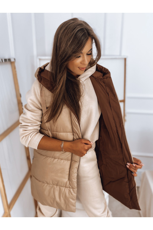 ROSI kamieļu sieviešu veste ROSI kamieļu sieviešu veste