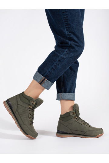 haki krāsas Trekinga apavi 