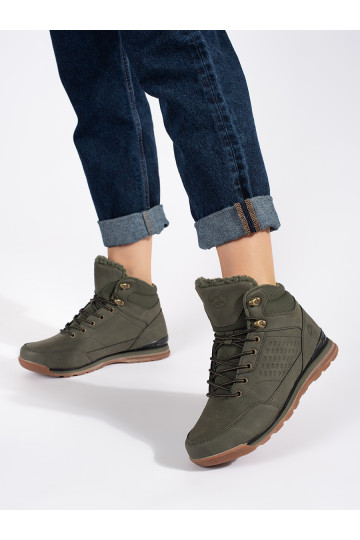 haki krāsas Trekinga apavi  2