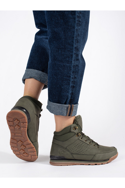 haki krāsas Trekinga apavi 