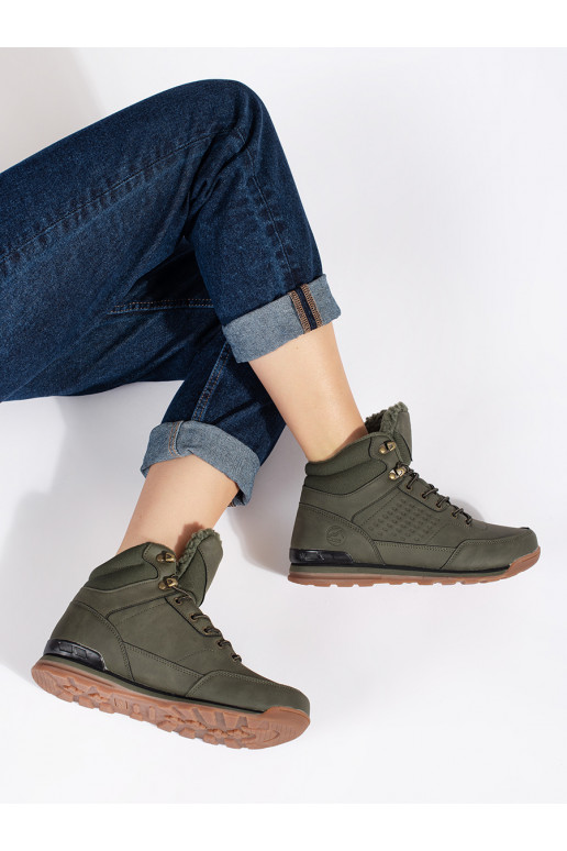haki krāsas Trekinga apavi 