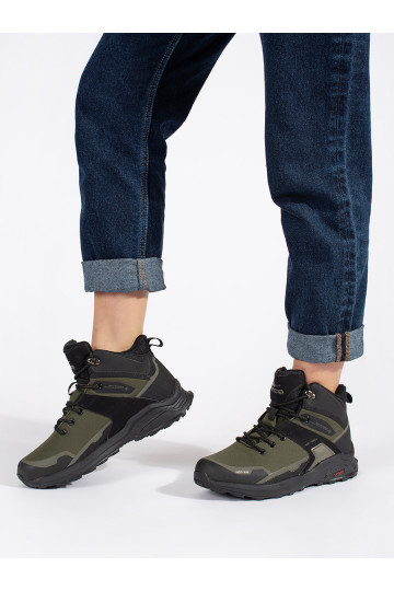 haki krāsas Trekinga apavi 