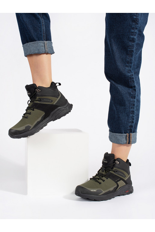 haki krāsas Trekinga apavi 