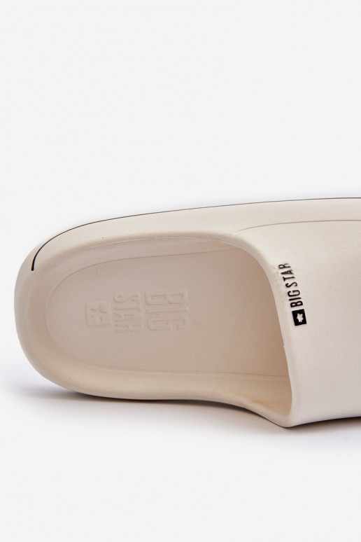  sieviešu čības Big Star NN274A043 baltas krāsas