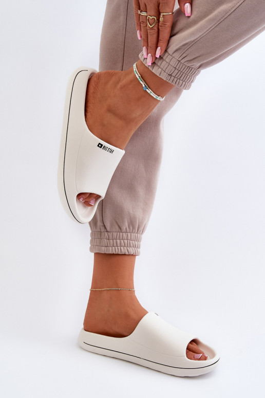  sieviešu čības Big Star NN274A043 baltas krāsas