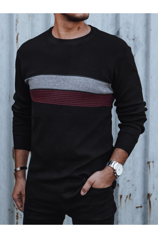 Vīriešu melns Džemperis