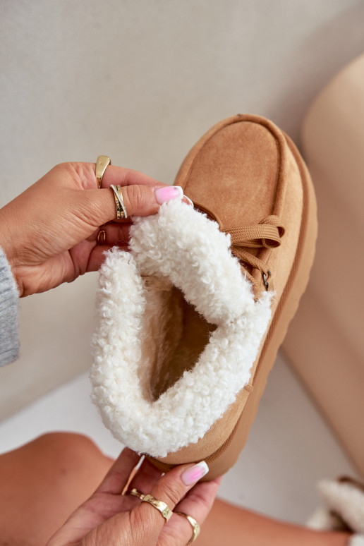 sniega apavi  ar platformu ar kažokādu Typu Branek brūnas krāsas Ciabellae sniega apavi  ar platformu ar kažokādu Typu Branek brūnas krāsas Ciabellae