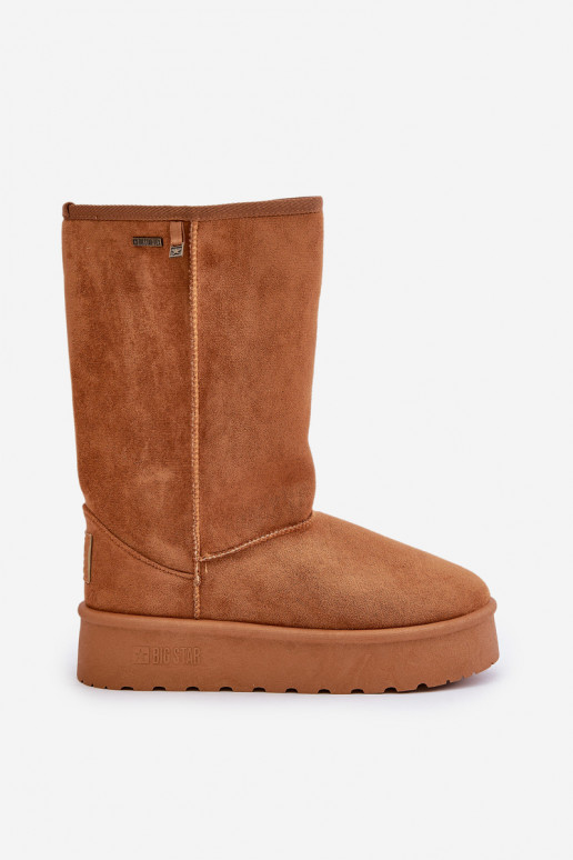 sniega apavi ar platformu Big Star OO274893 Camel  sniega apavi ar platformu Big Star OO274893 Camel