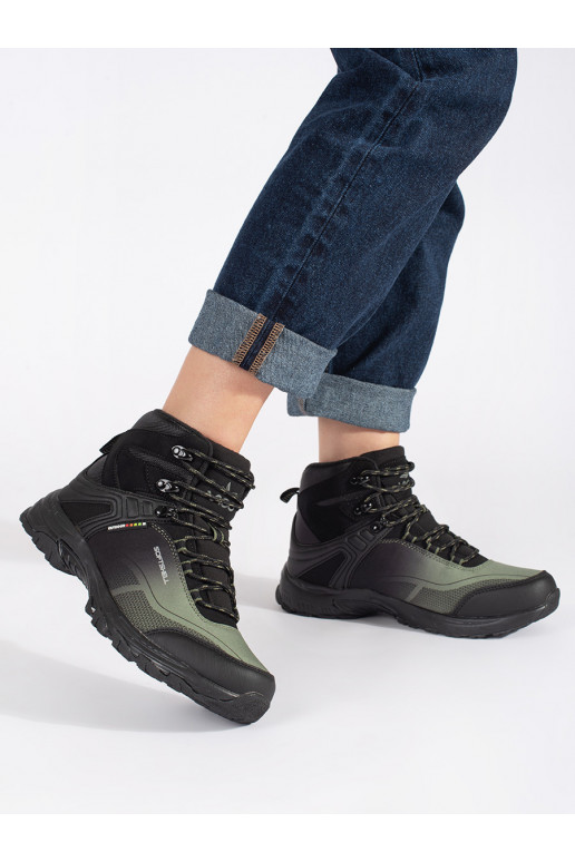 -zaļš Trekinga apavi