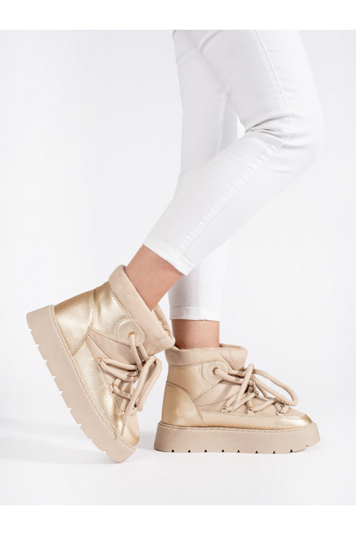 Ziloņkaula krāsas  Sieviešu sniega zābaki 