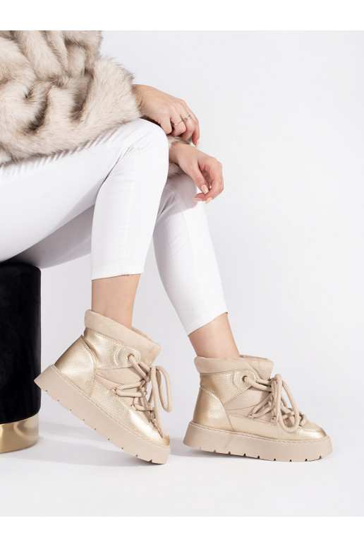 Ziloņkaula krāsas  Sieviešu sniega zābaki 