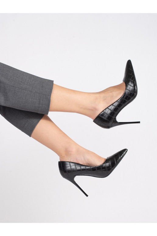 Kurpes Shelovet Melnas krāsas