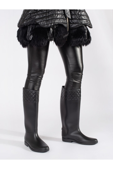 Melns  gumijas zābaki 2