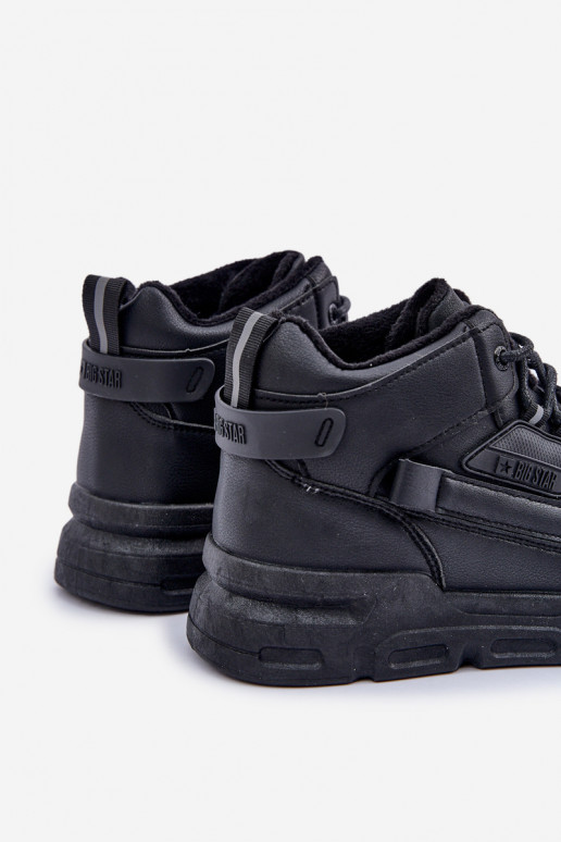  modeļa apavi  siltināti Big Star OO174587 HI-POLLY SYSTEM Melns