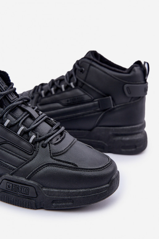  modeļa apavi  siltināti Big Star OO174587 HI-POLLY SYSTEM Melns