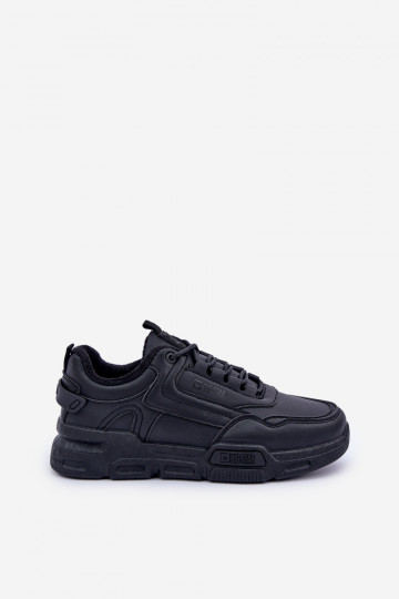 siltināti vīriešiem Sneakers modeļa apavi Big Star OO174584 HI-POLY SYSTEM melnas krāsas 2