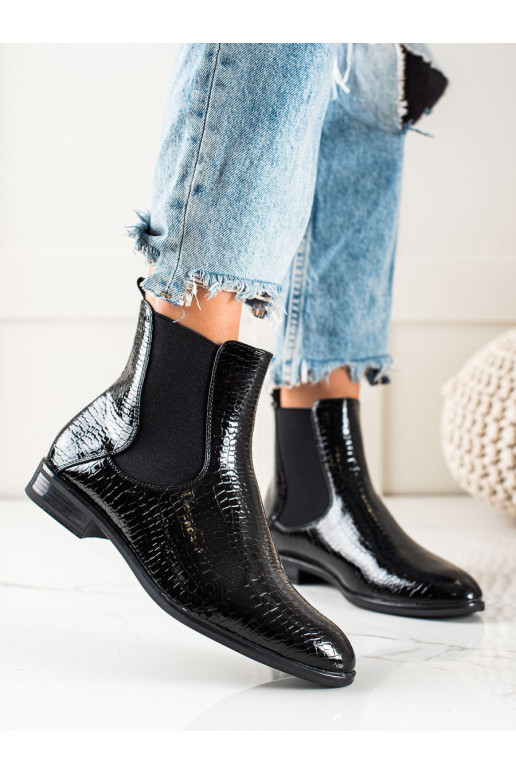 Sieviešu zābaki Sergio Leone  Melnas krāsas