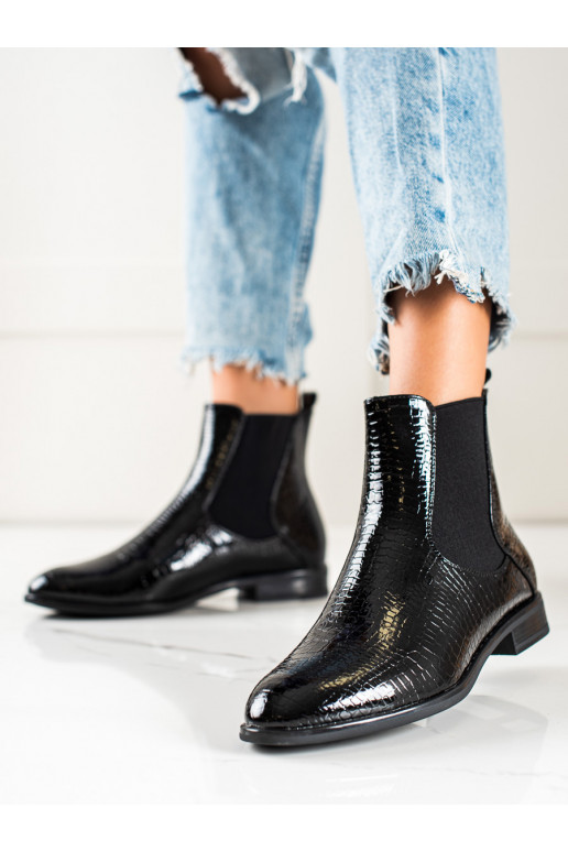 Sieviešu zābaki Sergio Leone  Melnas krāsas