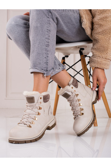 smilšu krāsas Zābaki no eko ādas 2