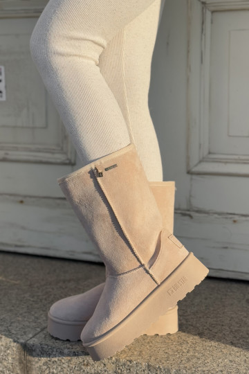  sniega apavi ar platformu Big Star OO274894 Ziloņkaula krāsas 2