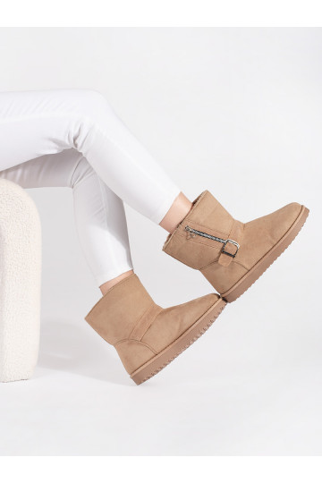 Ziloņkaula krāsas Sieviešu sniega zābaki  i zamkiem 2