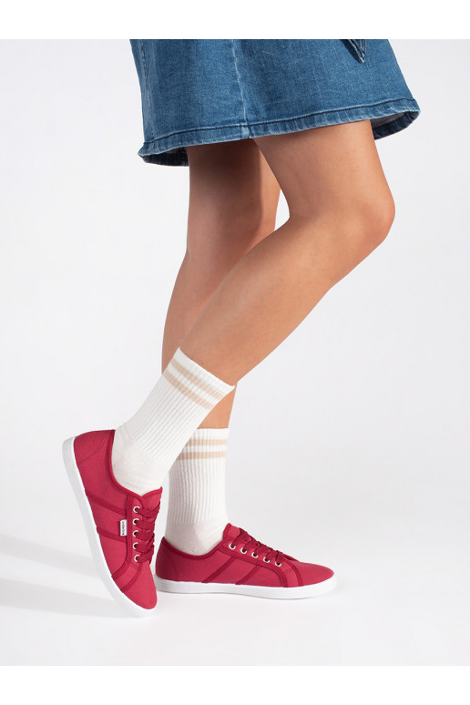 sarkanas krāsas  Sieviešu zābaki