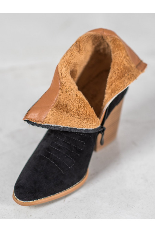 Kovboju stila puszābaki ar papēdi