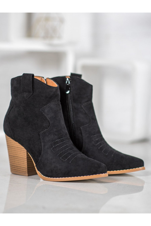 Kovboju stila puszābaki ar papēdi