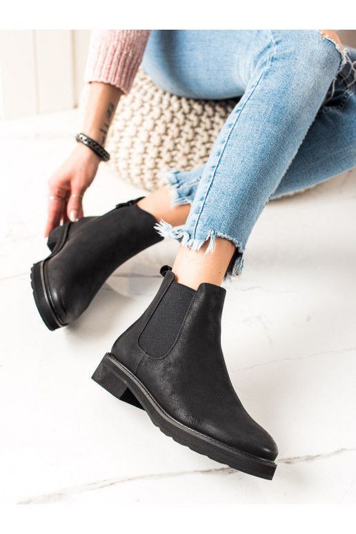 Klasiska modeļa melnas krāsas puszābaki SERGIO LEONE