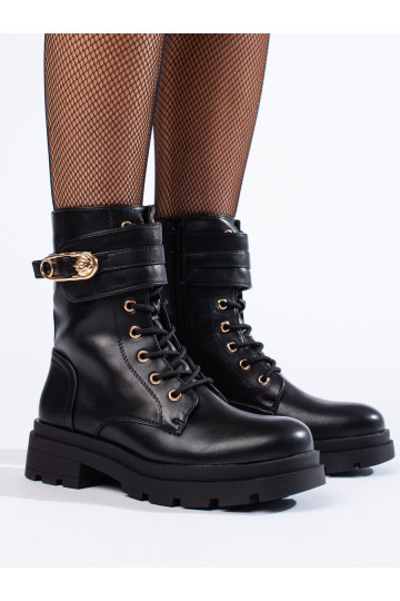 zābaki sieviešu zābaki Melnas krāsas no eko ādas 2