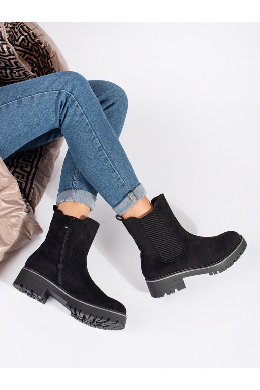 Melns  zābaki  z elastyczną wstawką