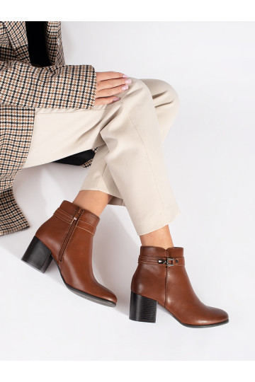 brūnas krāsas   sieviešu zābaki uz papēža Sergio Leone 2