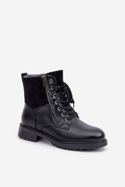 siltināti Sieviešu puszābaki ar platiem papēžiem Eko   Melns Naoise siltināti Sieviešu puszābaki ar platiem papēžiem Eko   Melns Naoise