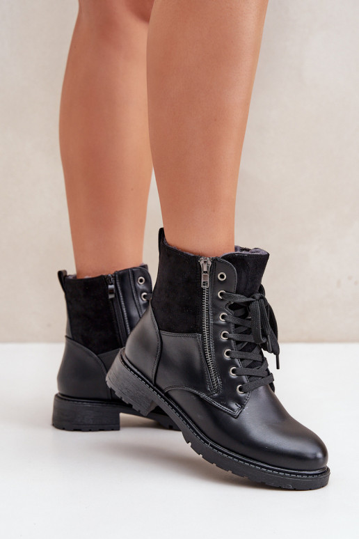 siltināti Sieviešu puszābaki ar platiem papēžiem Eko   Melns Naoise siltināti Sieviešu puszābaki ar platiem papēžiem Eko   Melns Naoise