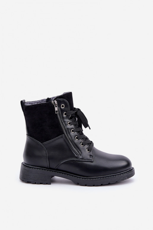 siltināti Sieviešu puszābaki ar platiem papēžiem Eko   Melns Naoise siltināti Sieviešu puszābaki ar platiem papēžiem Eko   Melns Naoise