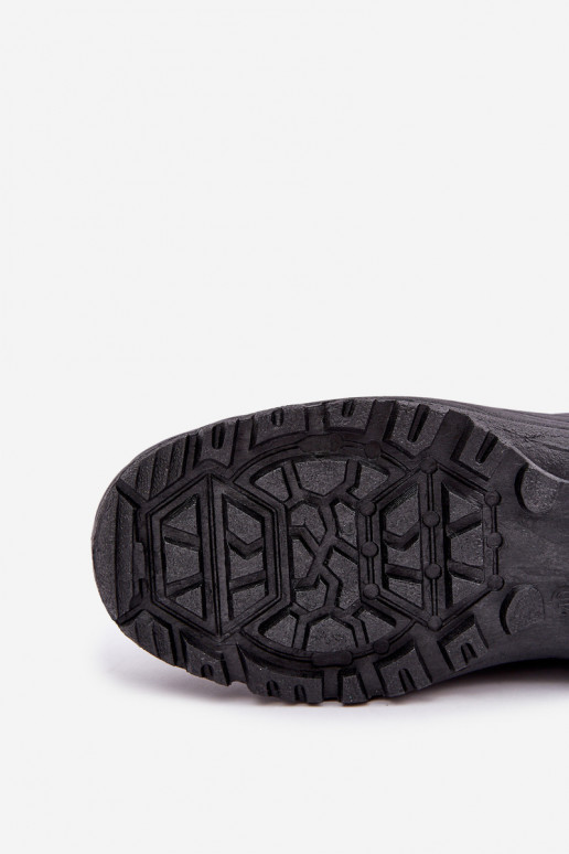 sniega apavi   siltināti ar kažokādu Melns Linnora