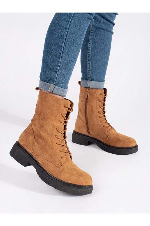 brūnas krāsas zābaki zābaki  brūnas krāsas zābaki zābaki