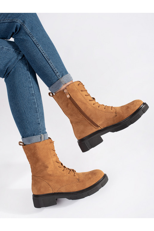 brūnas krāsas zābaki zābaki  brūnas krāsas zābaki zābaki